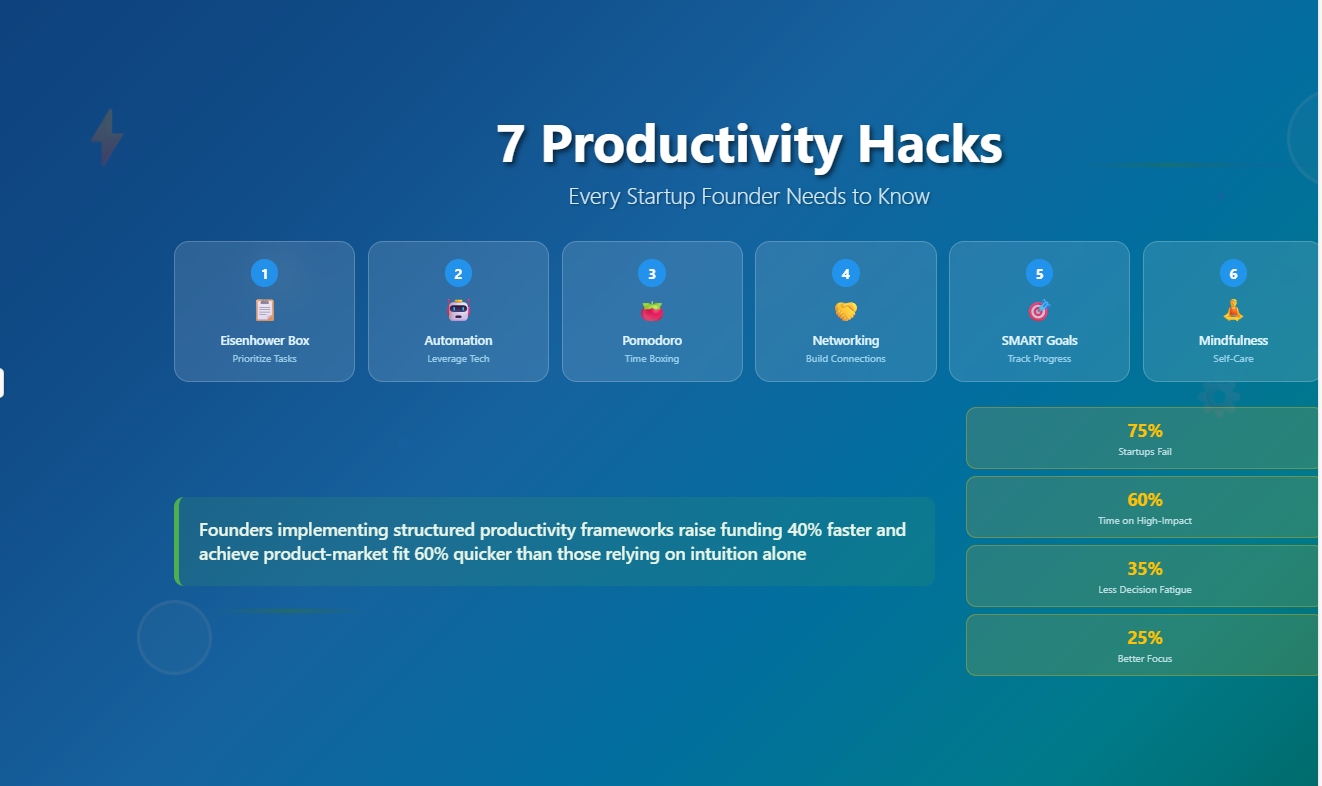 Essential Productivity Hacks for Startup Founders