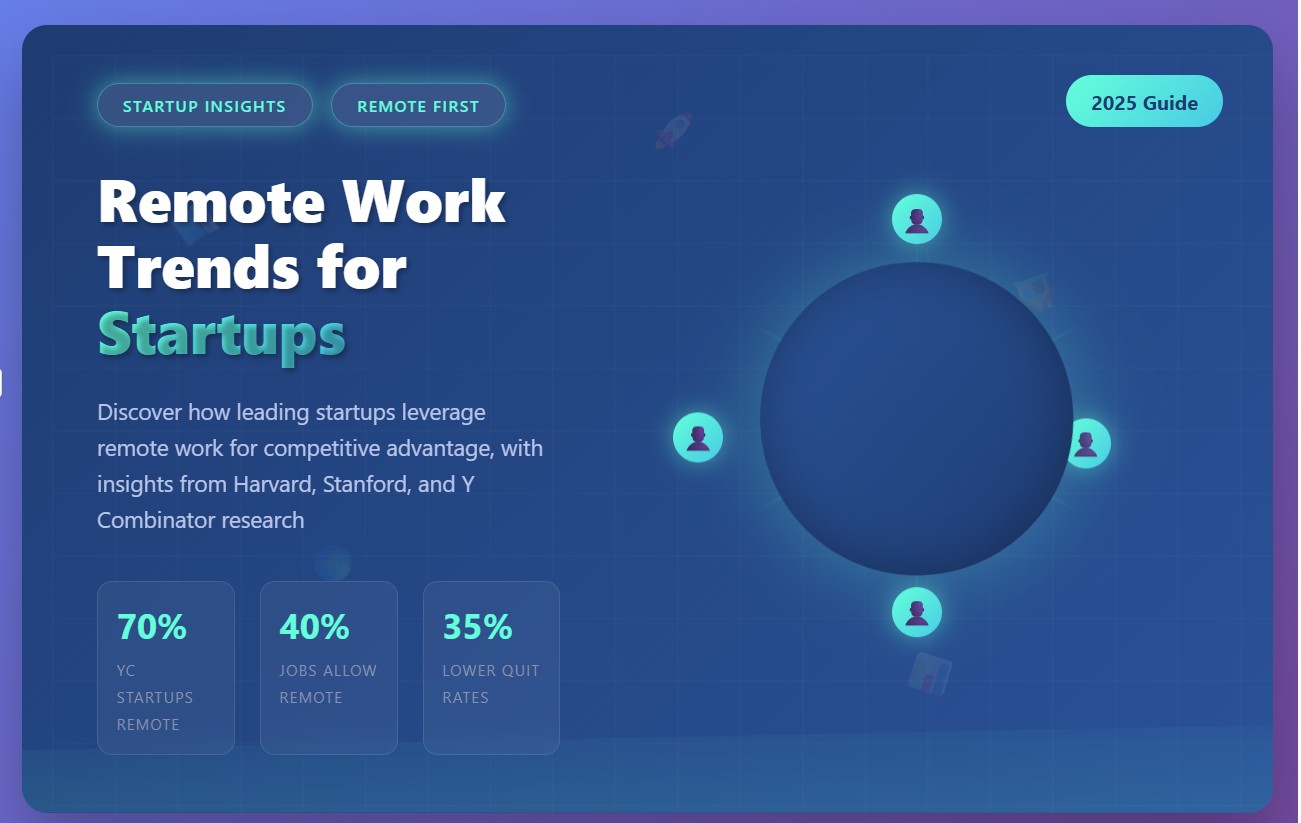 Remote Work Trends Shaping Startup Success