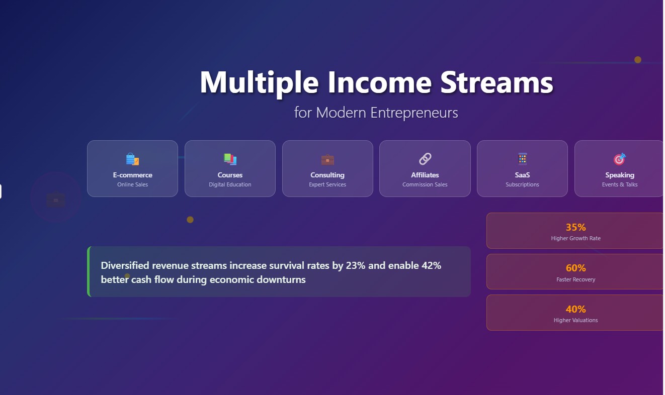 Building Multiple Income Streams: A Strategic Guide for Modern Entrepreneurs