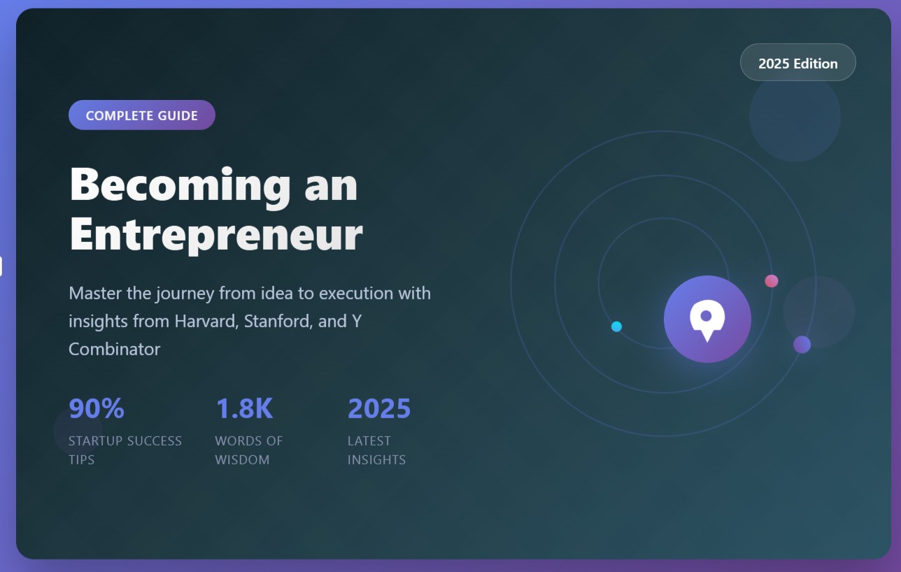 The Ultimate Guide to Becoming an Entrepreneur